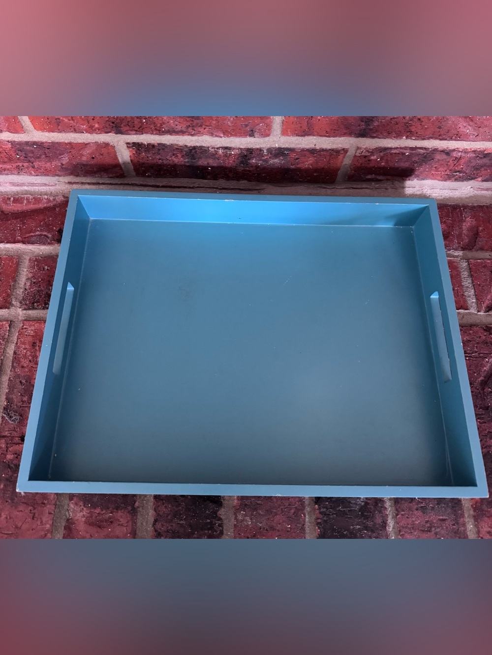 Blue Serving or Vanity Tray